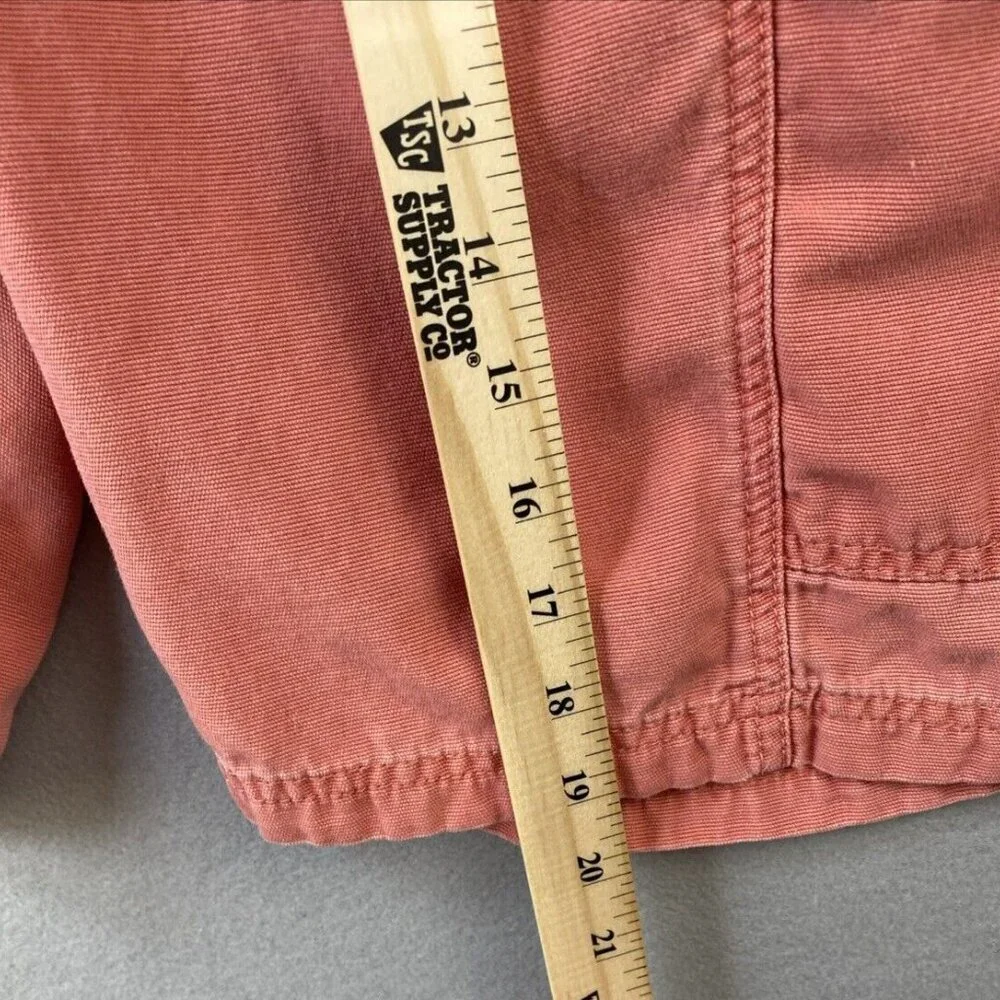 Tommy Bahama Cargo Shorts Men's Size 32 Belt Loops Relax Cotton Tencel Blend Red